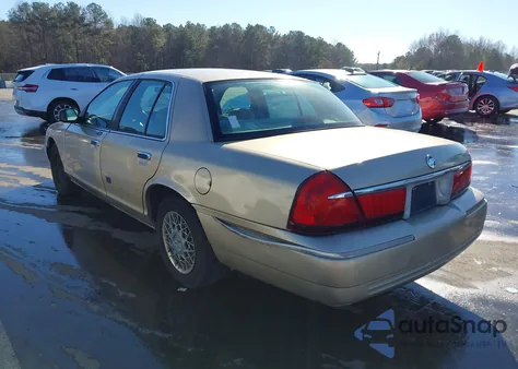 2000 Mercury Grand Marquis Gs from USA, damaged, VIN 2MEFM74W7YX743398